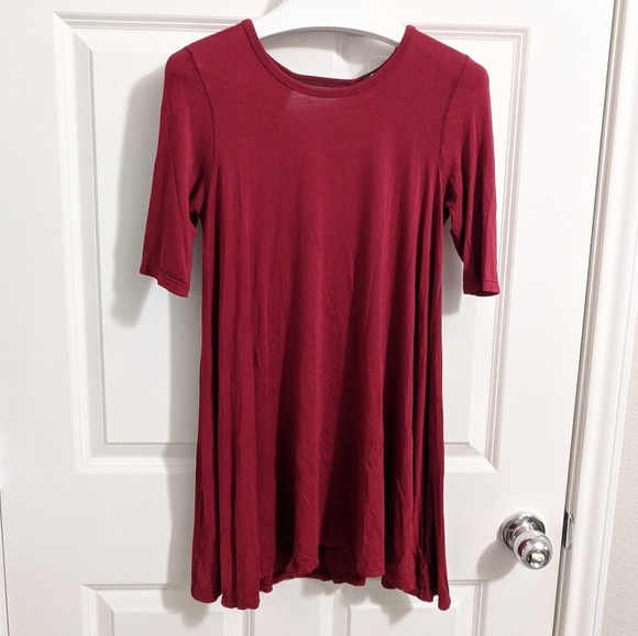 We the Free Red Jacqueline Swing Tunic Dress XS - Picture 5 of 6